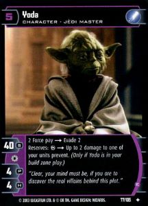 F Star Wars TCG ESB Yoda 