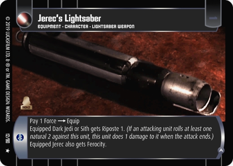 Jerec's Lightsaber (A)