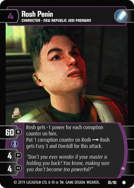 Rosh Penin (A) Card - Star Wars Trading Card Game