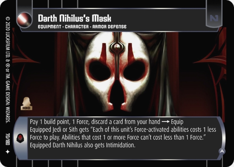 Darth Nihilus's Mask (A)