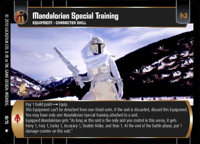 Mandalorian Special Training