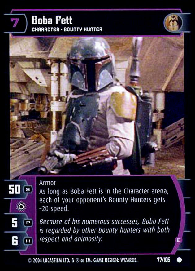 Boba Fett (E) Card - Star Wars Trading Card Game