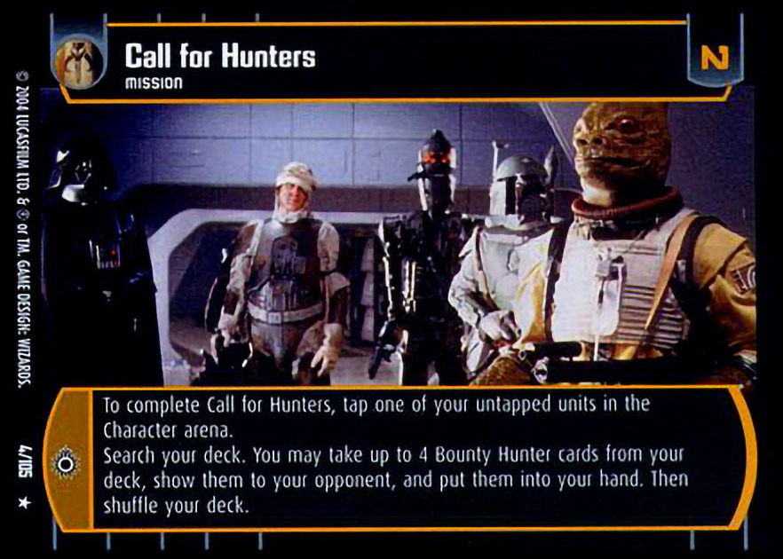 Call for Hunters
