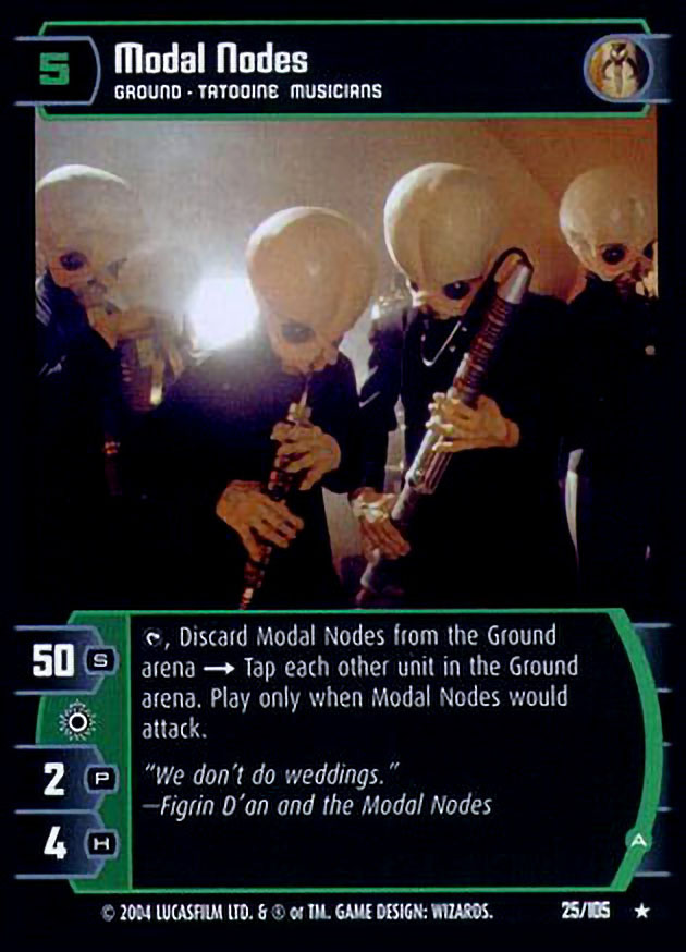 Modal Nodes (A) Card - Star Wars Trading Card Game