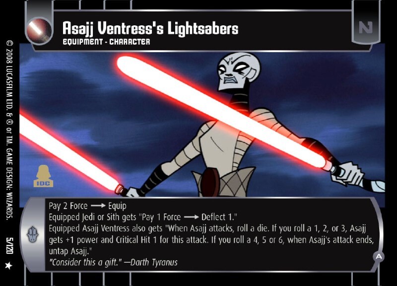 Asajj Ventress's Lightsabers (A)