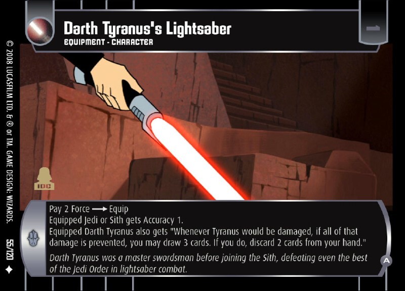 Darth Tyranus's Lightsaber (A)