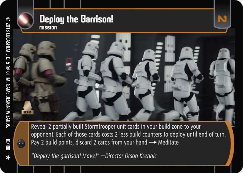 Deploy the Garrison!
