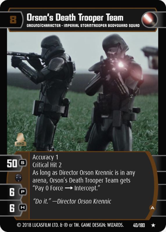 Orson's Death Trooper Team (A)