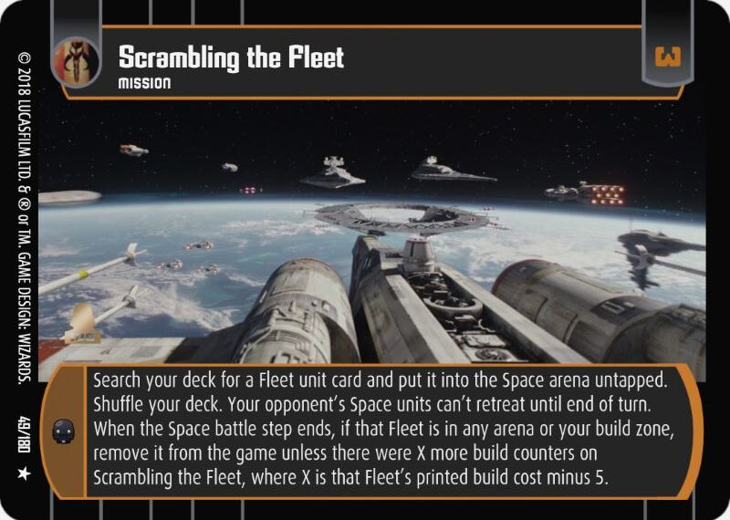Scrambling the Fleet
