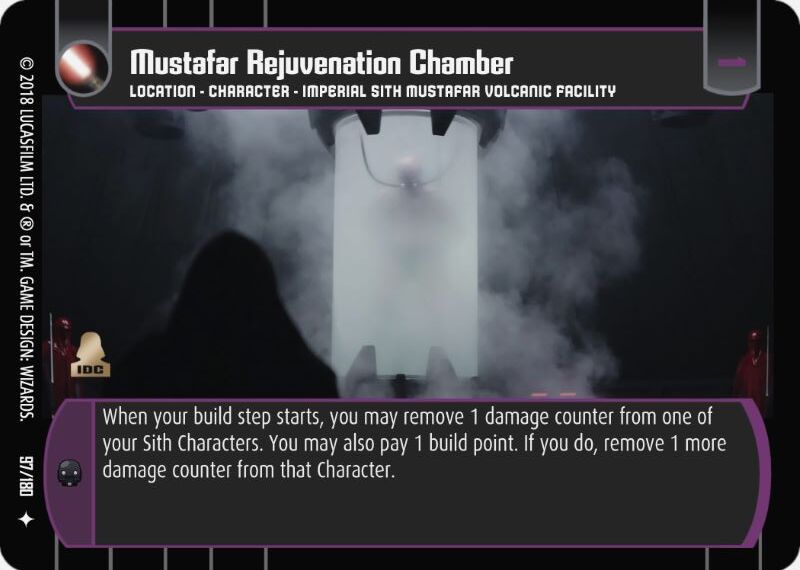 Mustafar Rejuvenation Chamber
