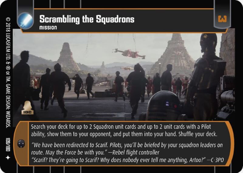 Scrambling the Squadrons