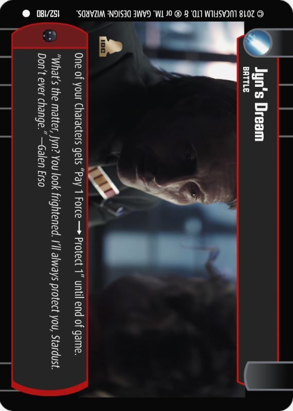 Jyn's Dream : A Battle type card for Star Wars Trading Card Game (SWTCG)