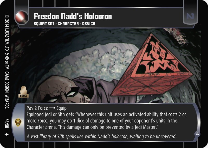 Freedon Nadd's Holocron (A)
