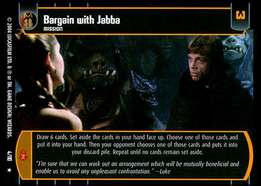 Bargain with Jabba