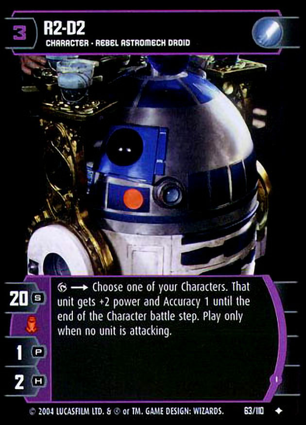 R2-D2 A #41 Rare Star Wars TCG AOTC 