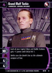 Grand Moff Tarkin (D) Card - Star Wars Trading Card Game