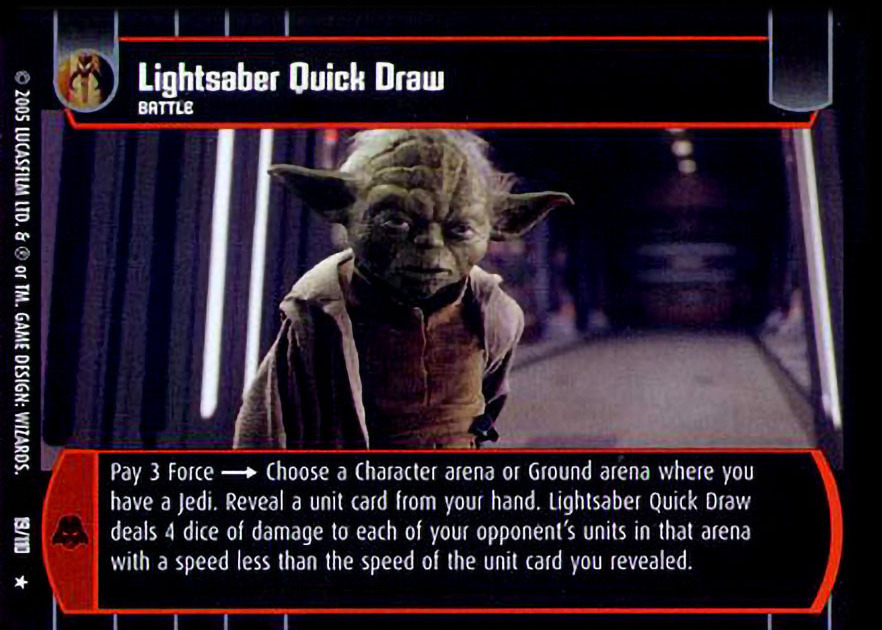 Lightsaber Quick Draw