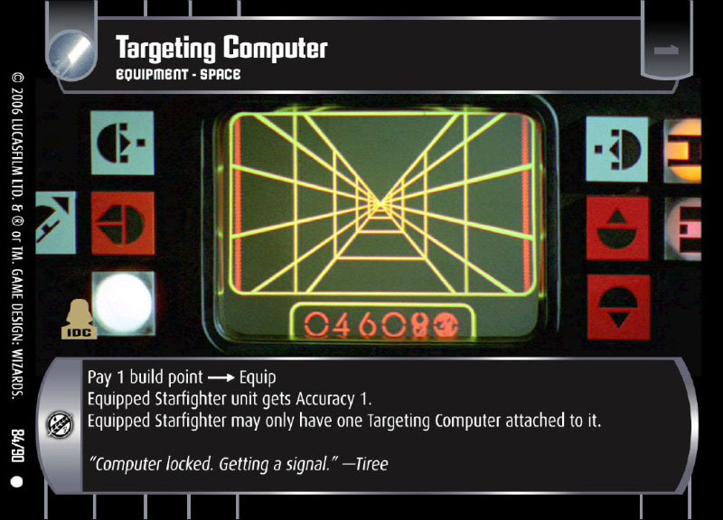 Targeting Computer Card - Star Wars Trading Card Game