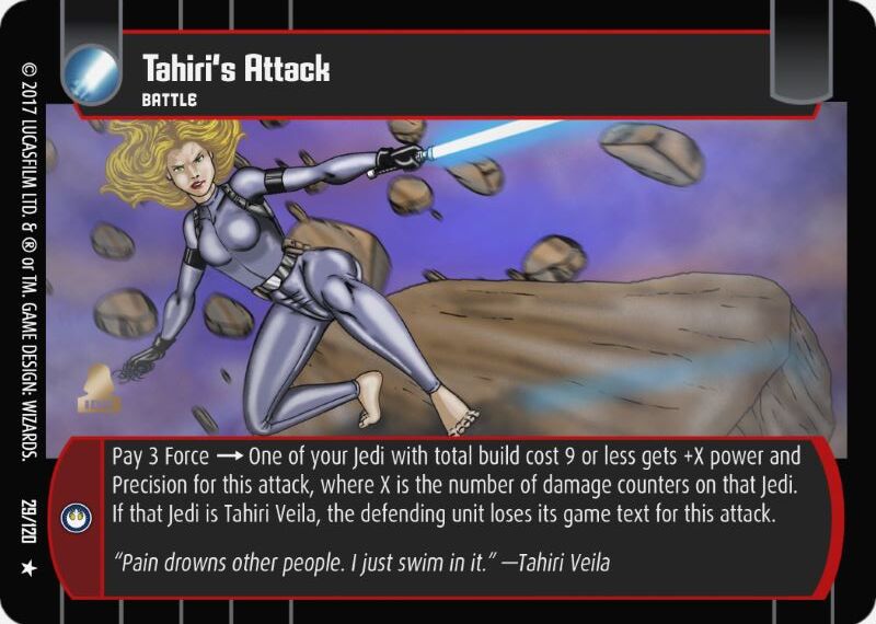 Tahiri's Attack