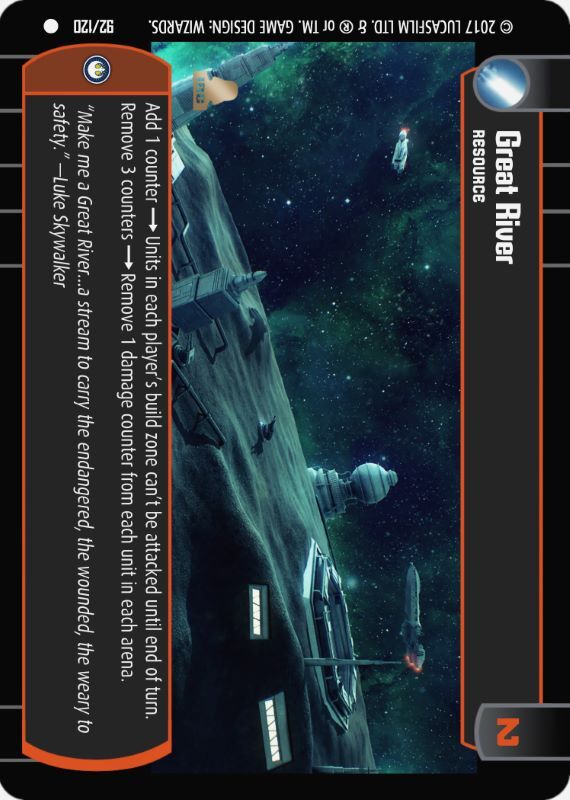 Great River : A Resource type card for Star Wars Trading Card Game (SWTCG)