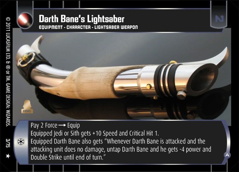 Darth Bane's Lightsaber (A)