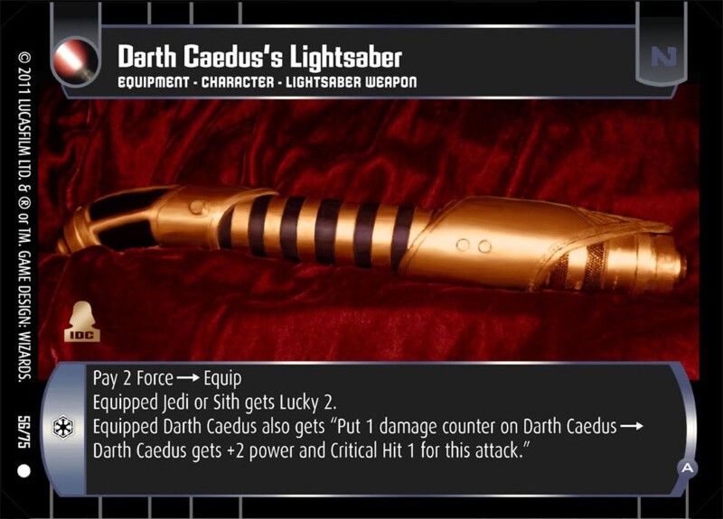 Darth Caedus's Lightsaber (A)