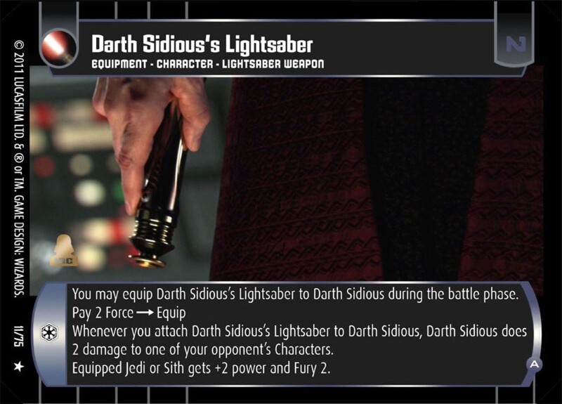 Darth Sidious's Lightsaber (A)