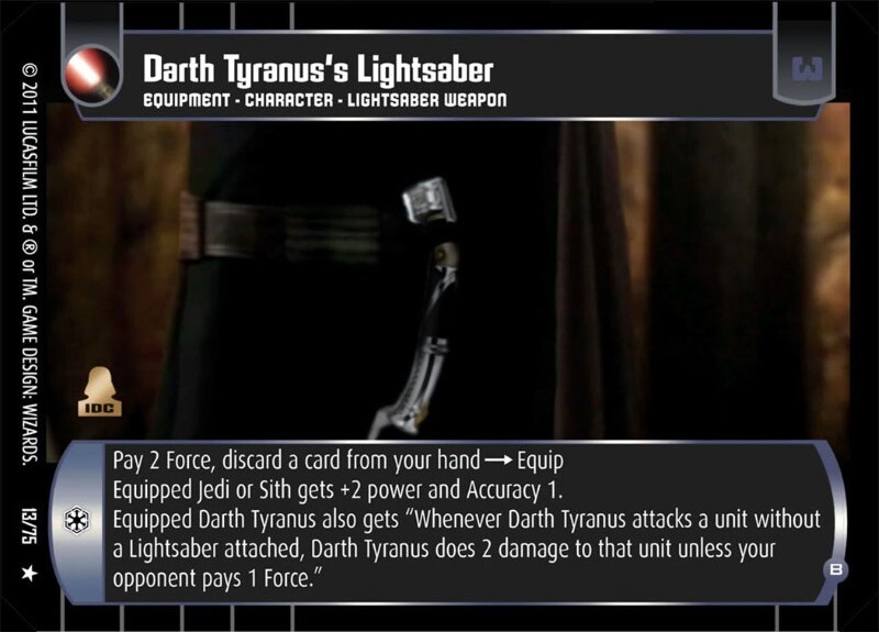 Darth Tyranus's Lightsaber (B)