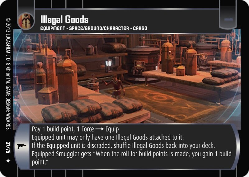 Illegal Goods Card Star Wars Trading Card Game