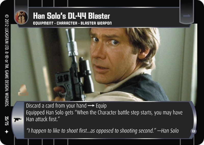 Han Solo's DL-44 Blaster (B)