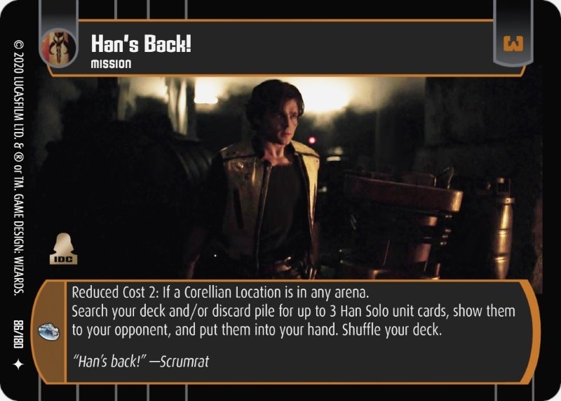 Han's Back!