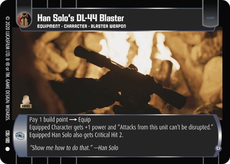 Han Solo's DL-44 Blaster (D)
