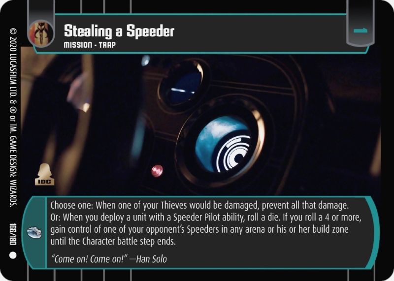 Stealing a Speeder