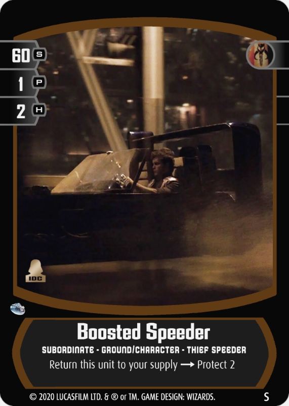 Boosted Speeder