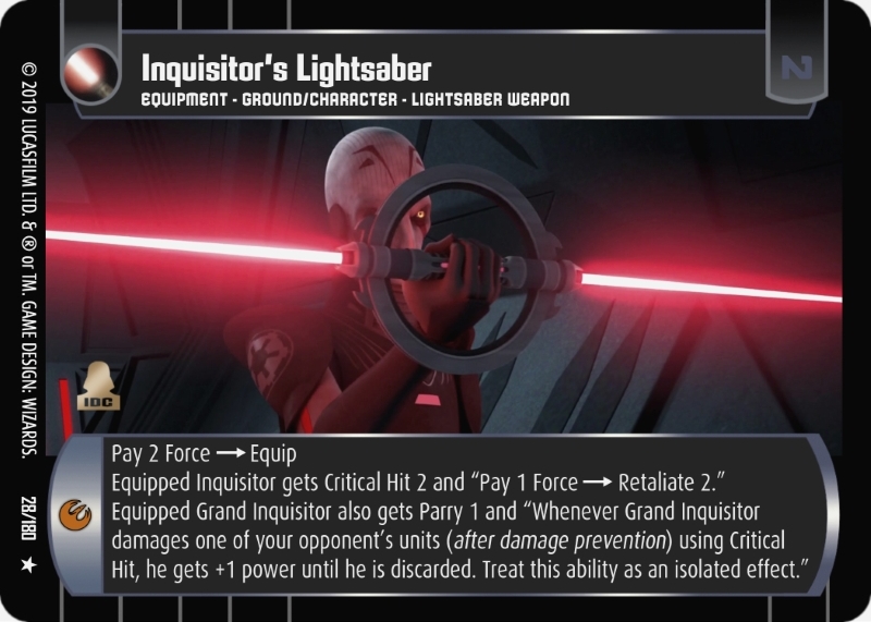 Inquisitor's Lightsaber
