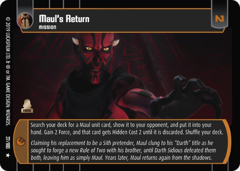 Maul's Return