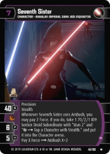Seventh Sister (A) Card - Star Wars Trading Card Game