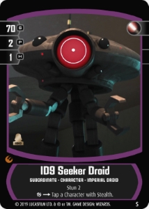 ID9 Seeker Droid Card - Star Wars Trading Card Game