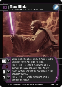 Mace Windu (A) Card - Star Wars Trading Card Game