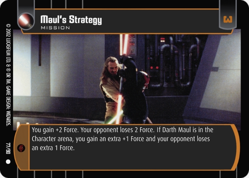 Maul's Strategy
