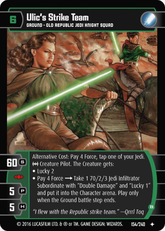 Tahl (A) Card - Star Wars Trading Card Game