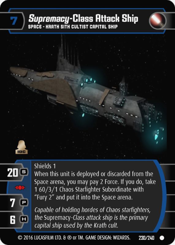 Supremacy-Class Attack Ship