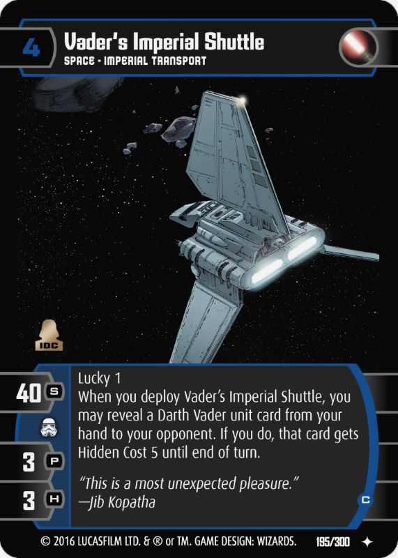 Vader's Imperial Shuttle (C)