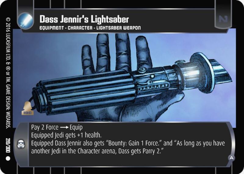 Dass Jennir's Lightsaber (A)