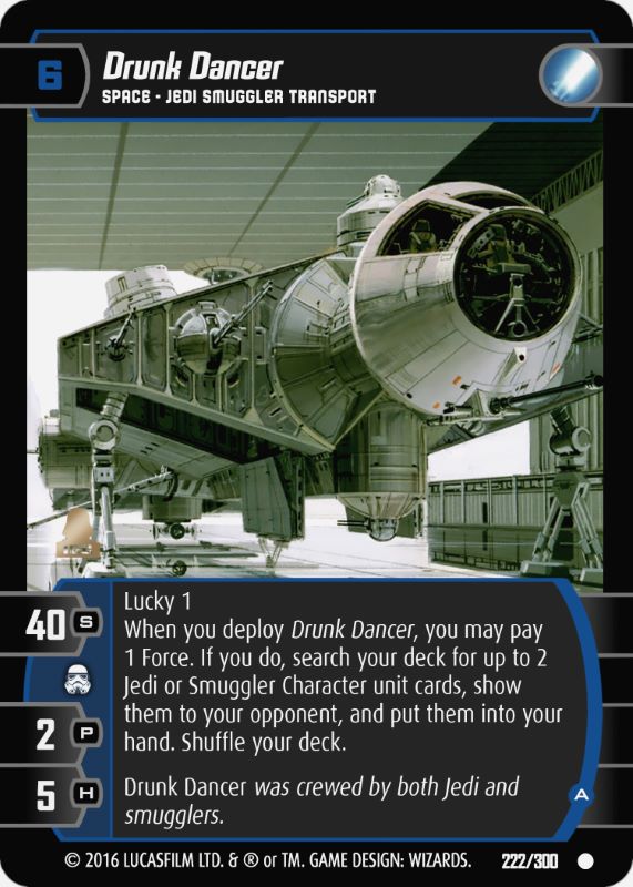 Drunk Dancer (A) Card - Star Wars Trading Card Game