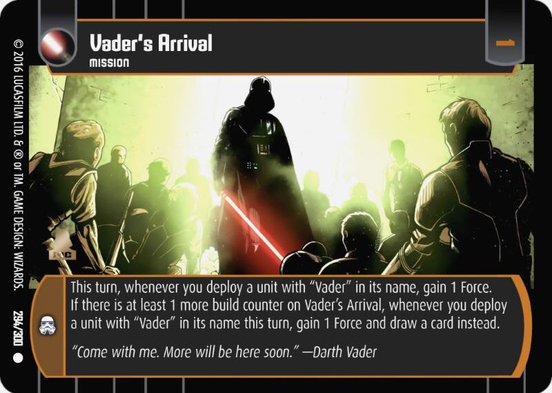 Vader's Arrival