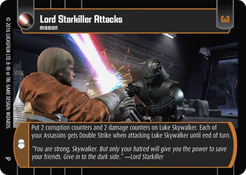Lord Starkiller Attacks
