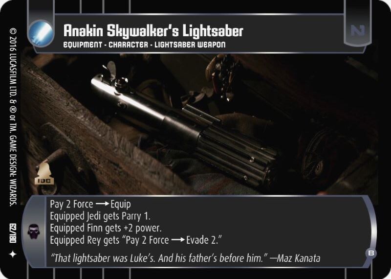 Anakin Skywalker's Lightsaber (B)