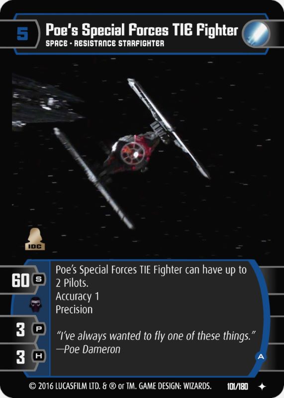 Poe's Special Forces TIE Fighter (A)