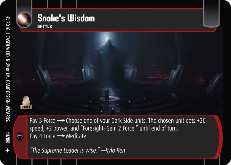 Snoke's Wisdom
